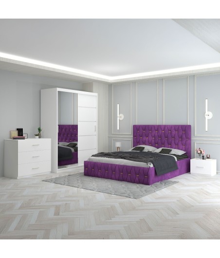 Dormitor Eric Mov + Comoda 3 Sertare