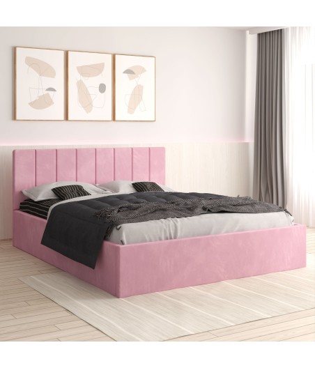 Pat Tapitat Sorin Roz + Saltea Lux Ortopedica