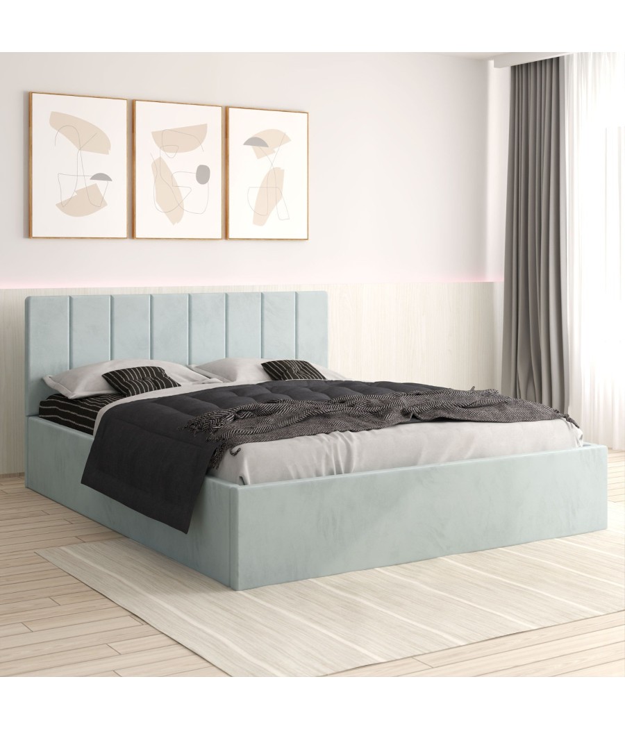 Pat Tapitat Sorin Lemon + Saltea Lux Ortopedica