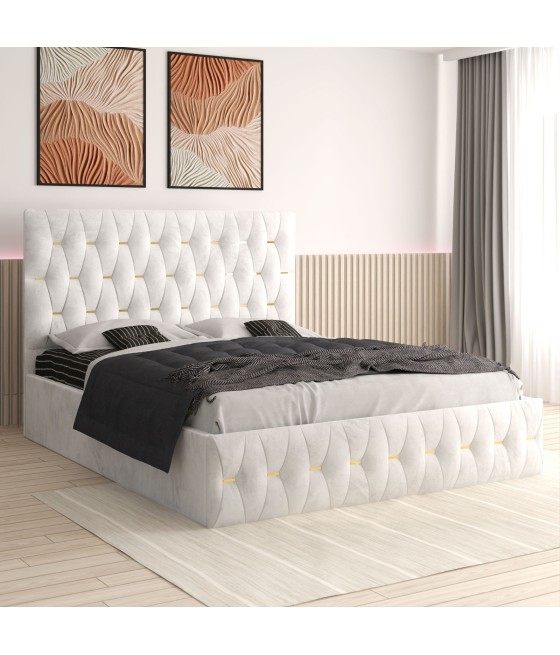 Pat Tapitat Eric Alb + Saltea Lux Ortopedica