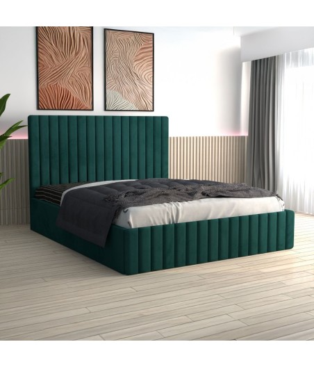 Pat Luca Verde + Saltea Lux Ortopedica