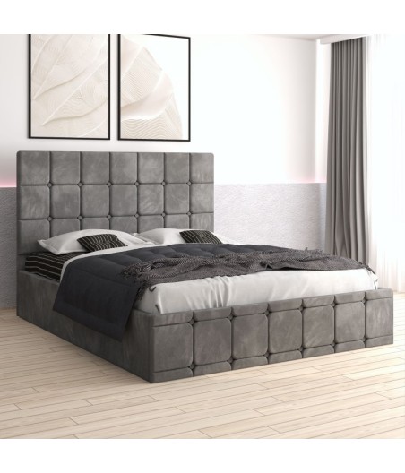 Pat Ven03 Gri + Saltea Lux Ortopedica