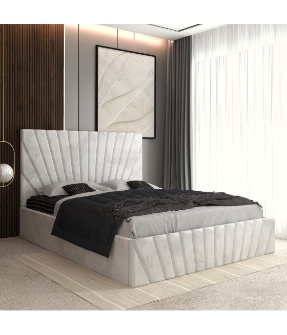 Pat Tapitat Toma Alb+ Saltea Lux Ortopedica