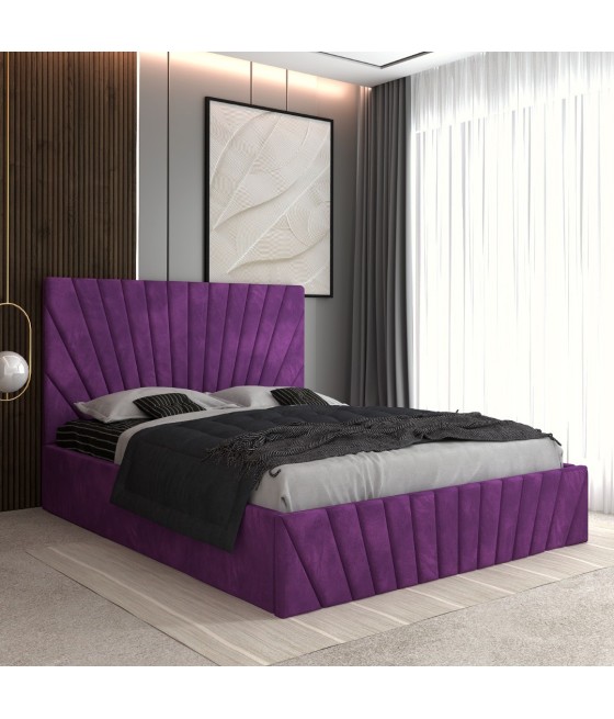 Pat Tapitat Toma Mov + Saltea Lux Ortopedica