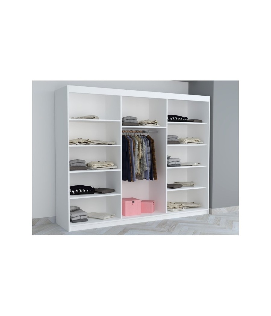 Dulap David Negru Cu Oglinda