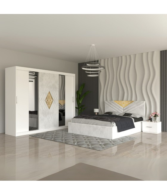 Dormitor Imperial Alb