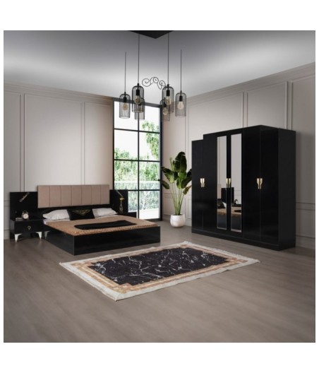 Dormitor Cod 300 Negru Fara Comoda