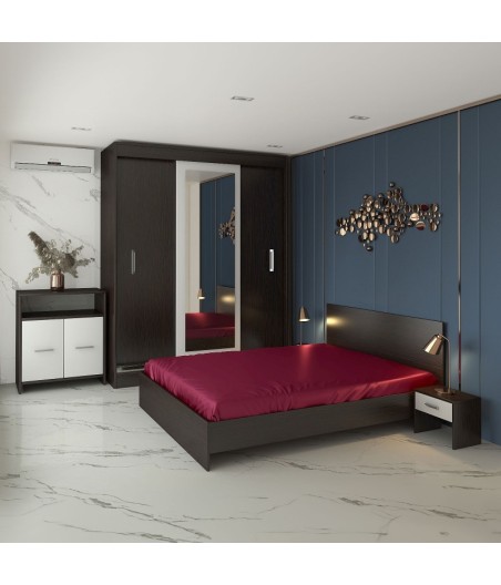 Dormitor Bianca Wenge  + Comoda