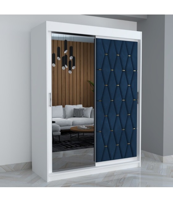 Dressing Eric Albastru Tapitat Cu Oglinda