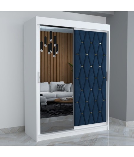 Dressing Eric Albastru Tapitat Cu Oglinda