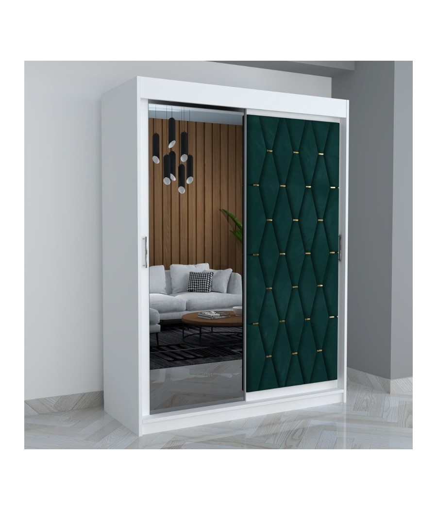 Dressing Eric Verde Tapitat Cu Oglinda