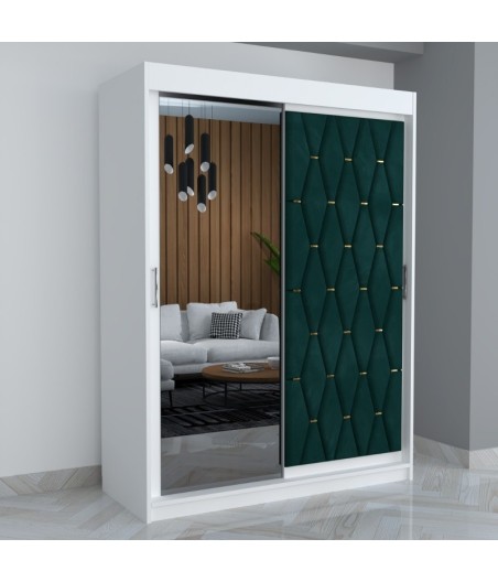 Dressing Eric Verde Tapitat Cu Oglinda