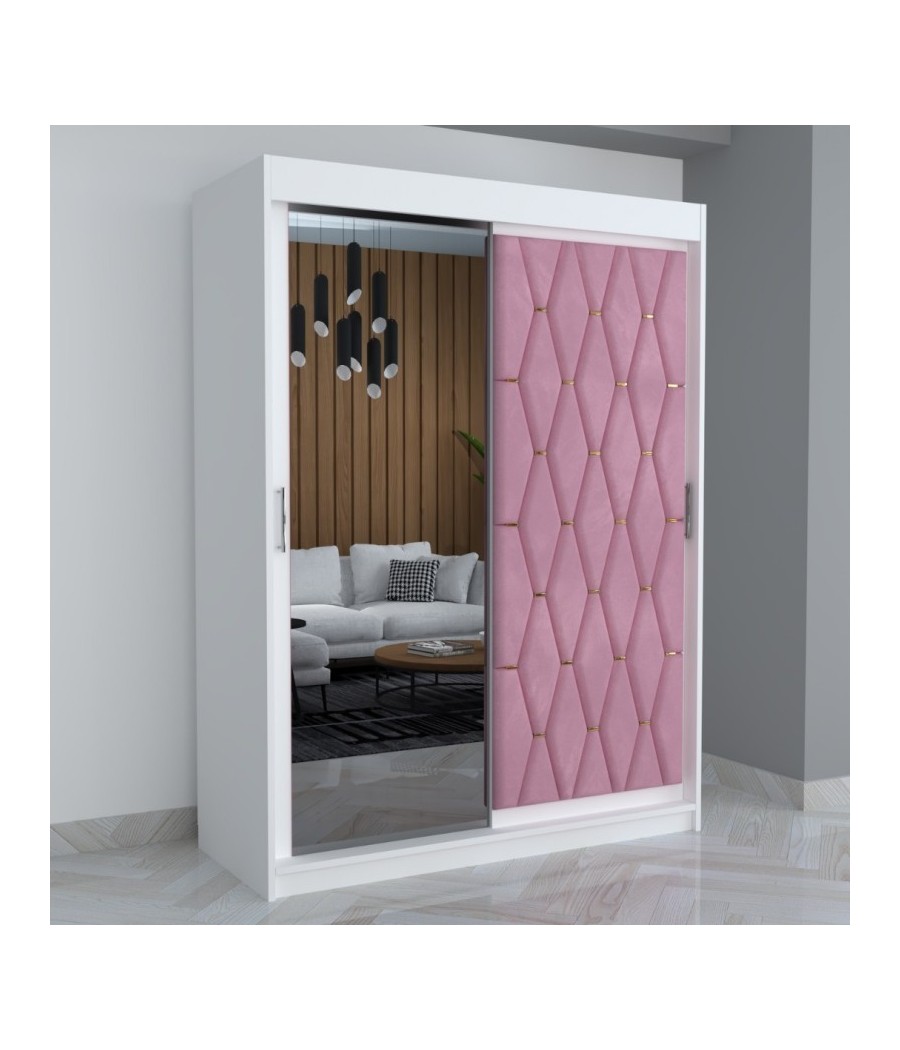 Dressing Eric Roz Tapitat Cu Oglinda