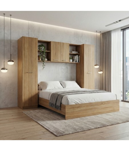 Dormitor Giulia, 4 Piese, Culoare SONOMA