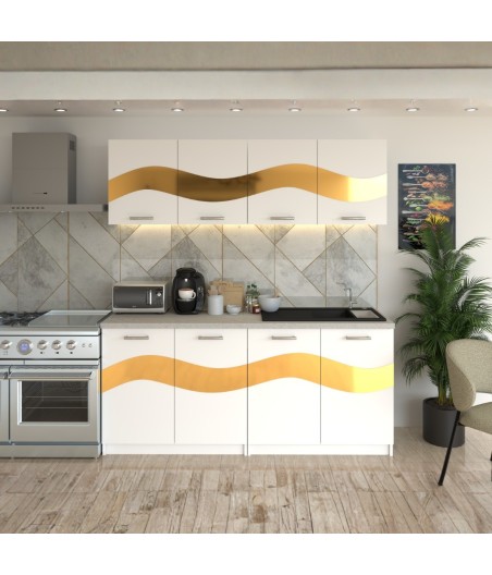 Bucatarie Armonia Alb ( Gold )