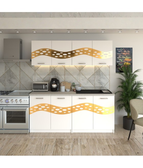 Bucatarie Melissa Alb ( Gold )