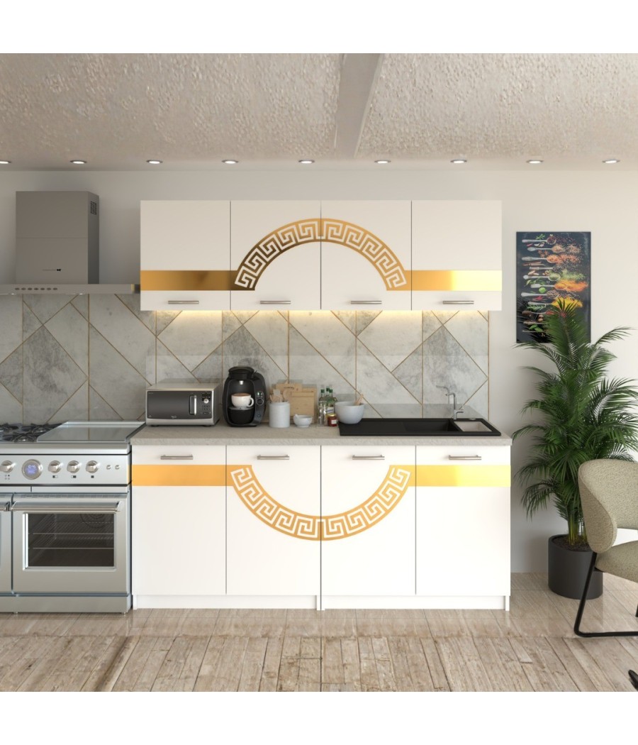 Bucatarie Verona Alb ( Gold )