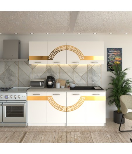 Bucatarie Verona Alb ( Gold )