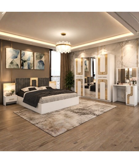 Dormitor Parma Alb
