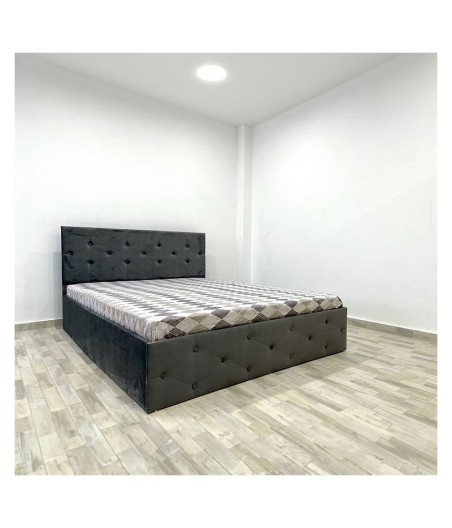 Pat Tapitat Paris Gri Catifea 160x200  FARA SALTEA