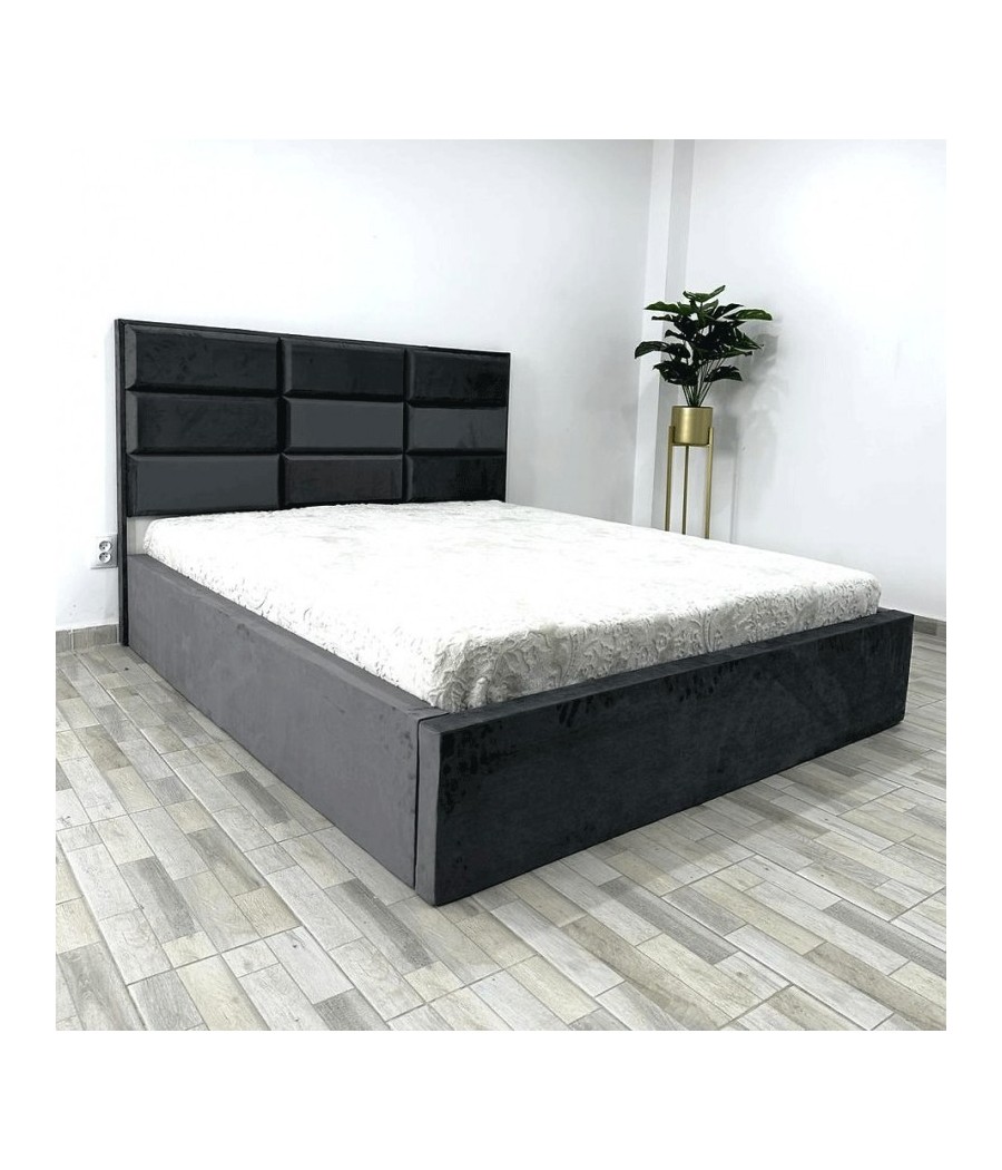 Pat Ven 08 GRI + Saltea 160x200  FARA NOPTIERE