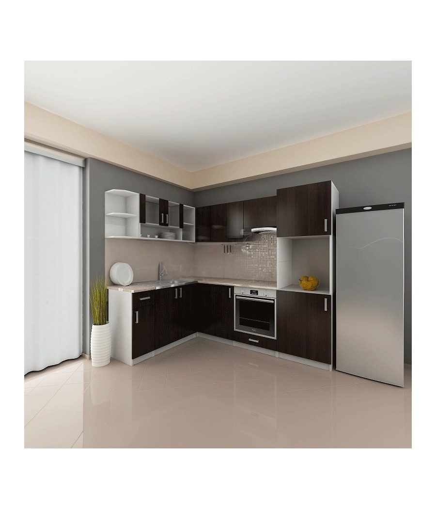 Bucatarie Pe Colt Roza 170 X 240cm