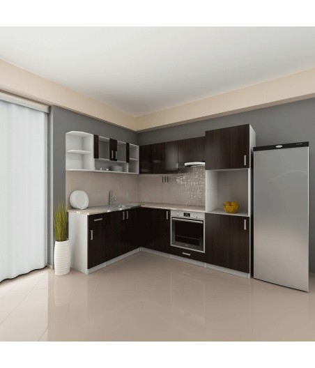 Bucatarie Pe Colt Roza 170 X 240cm