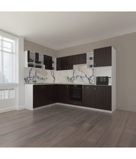 Bucatarie Pe Colt Roza  180 X 270cm