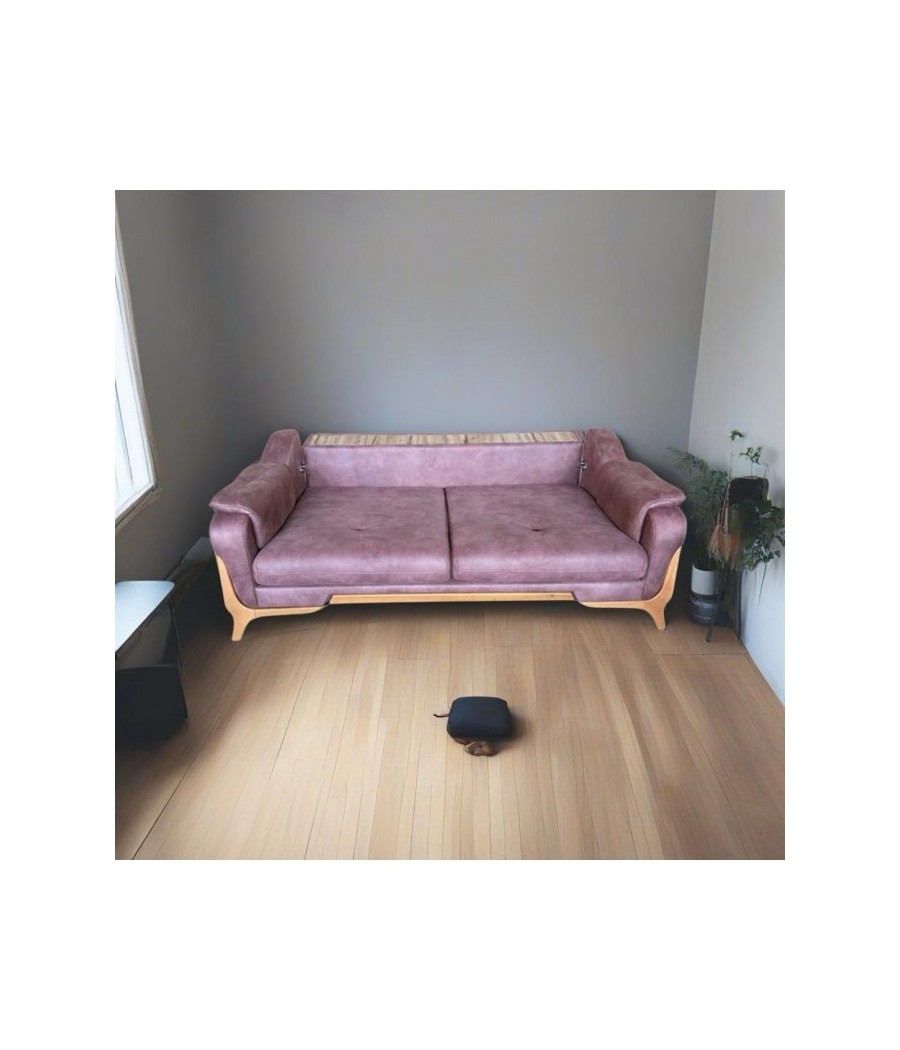 Canapea COD 11 cu spatar rabatabil ( Lila ) - PRET 3490 RON