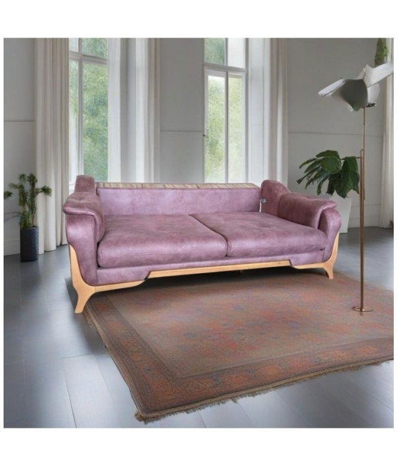 Canapea COD 11 cu spatar rabatabil ( Lila ) - PRET 3490 RON