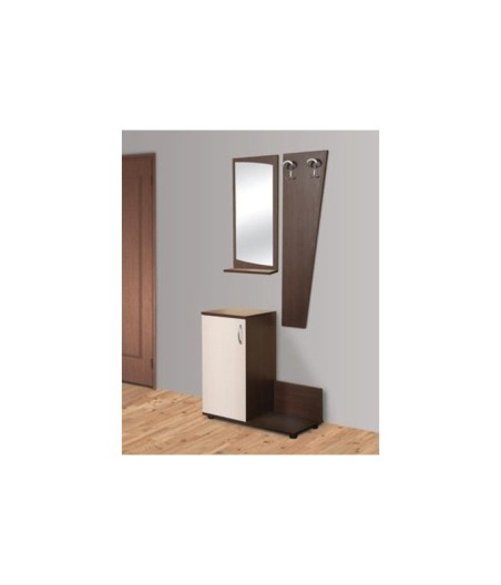 Cuier Ana - wenge-crem