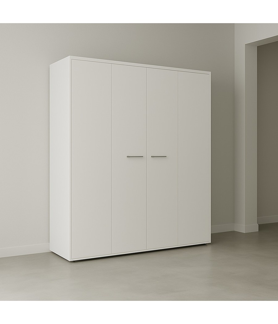 Dulap Mirela Alb 4 Usi