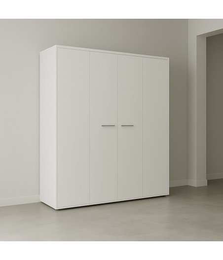 Dulap Mirela Alb 4 Usi