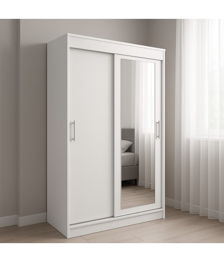 Dressing Biancos Alb Cu Oglinda  120 cm