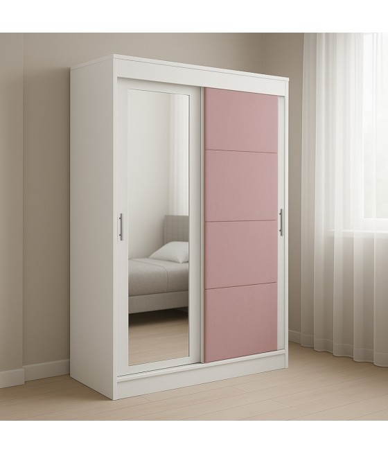 Dressing Biancos Alb Tapitat Roz 120 cm