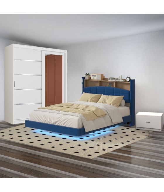 Dormitor Cod A013 Albastru 160X200