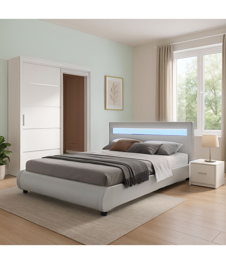 Dormitor COD 1125 ALB 160X200