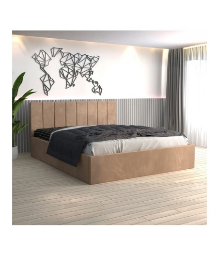 Pat Tapitat Sorin Crem + Saltea Lux Ortopedica