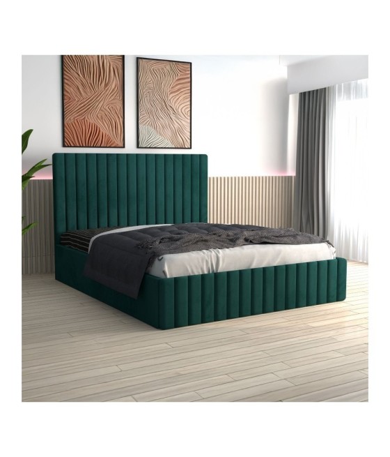 Pat Luca Verde + Saltea Lux Ortopedica