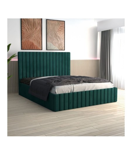 Pat Luca Verde + Saltea Lux Ortopedica